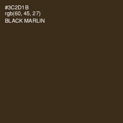 #3C2D1B - Black Marlin Color Image